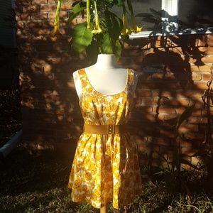 🌼Gold roses dress